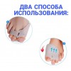 Корректор вальгусной деформации переднего отдела стопы (плюсны) с разделением трех пальцев