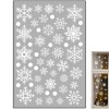 Новогодние наклейки на стекло Снежинки для помещения и улицы