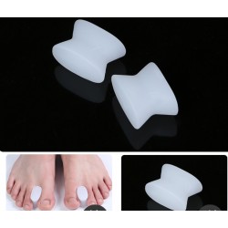 Ортопедический гелевый разделитель большого пальца вальгусной стопы. Для лечения и выравнивания косточки.