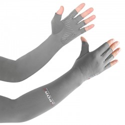 Спортивные перчатки-нарукавники (Серые)