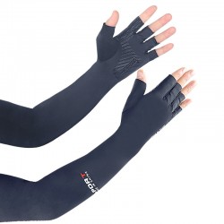 Спортивные перчатки-нарукавники (Синие)