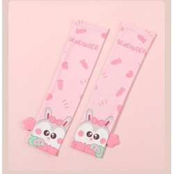 Детские солнцезащитные рукава с УФ-защитой и ярким дизайном Розовые