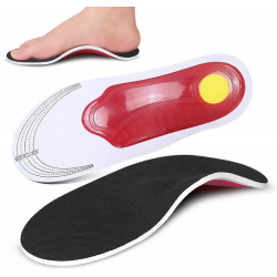 Ортопедические стельки с высокой поддержкой свода стопы для мужчин и женщин. Размер 40-46