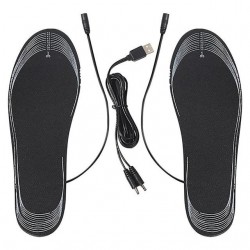 USB стельки с подогревом, зимние электрические стельки с подогревом для обуви