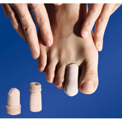 Защитные хлопковые напальчники с силиконовым слоем для пальцев стопы, 1 шт