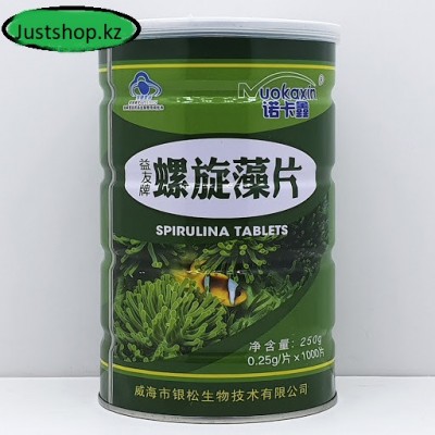 Таблетки спирулина для иммунитета 2000, настоящие присованные водоросли купить в Казахстане