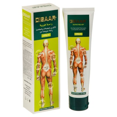 Зеленая охлаждающая Disaar (дизайр) мазь разогревающая для суставов и мышц от боли