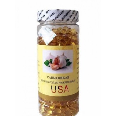 Капсулы с чесночным маслом Саньвэнькан 500 шт.