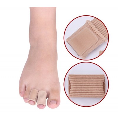 Защитная трубка от мозолей для пальцев стопы из хлопка частично силтконовый дышащий 20 см диамерт 2 см