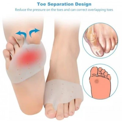 Три в одном: разделитель первого и второго пальца, защита косточки большого пальца (буспротектор)