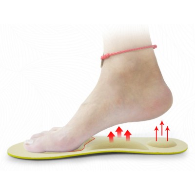 Ортопедические стельки подушки для обуви 4D, с памятью цвет черный В Алматы 43-44