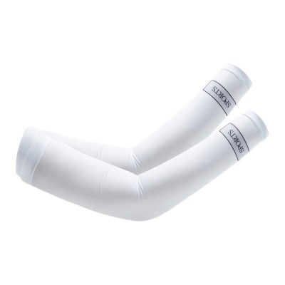 Рукава-нарукавники защита от солнца спортивные цвет белый