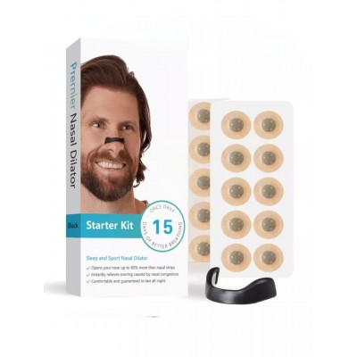 Магнитный расширитель для носа от храпа, для спорта и сна (Комплект)