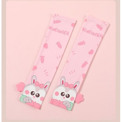 Детские солнцезащитные рукава с УФ-защитой и ярким дизайном Розовые