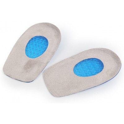 Ортопедический вкладыш под пятку фланелевая накладка гелевая, амортизирующая размер M (41-45) 2 шт. Арт 40509